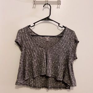 Urban Outfitters - Gray Lounge Crop Top